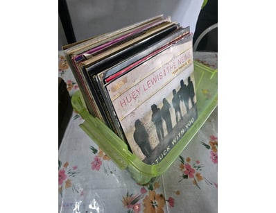 Assorted Vinyls including Kenny Rogers, Carly Simo...