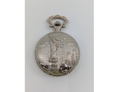 POCKET WATCH, QUARTZ MOVEMENT, DECORATIVE OUTER
...