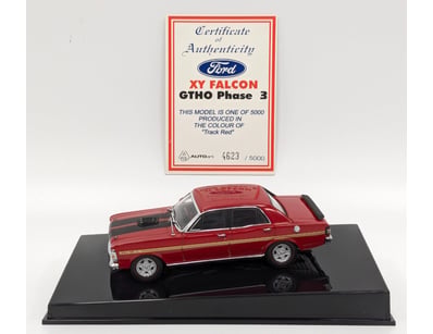 FORD XY FALCON GTHO PHASE 3 "TRACK RED" LIMITED ED...