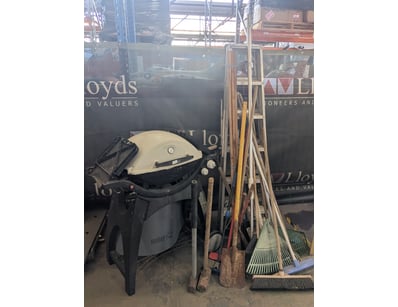 Home/ garden, includes Webber BBQ, 2 x step ladder...