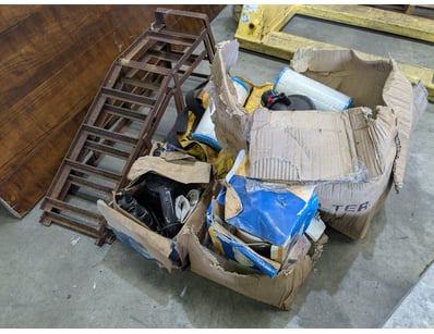 Assorted Items, filters, Ramps, Walkie Talkies & m...