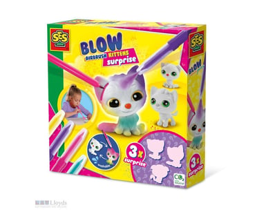 RRP $29.95 Blow Airbrush Pens - Kittens Surprise 3...