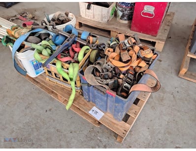 Pallet lot of Ratchet Tie-down Straps 
Manufacture...
