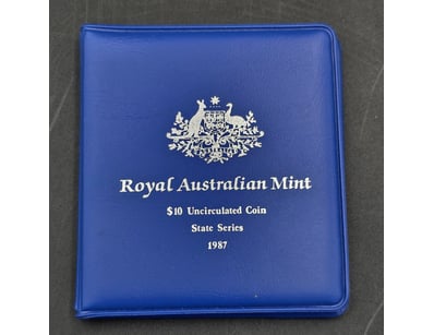 ROYAL AUSTRALIAN MINT $10 UNCIRCULATED COIN STATE ...