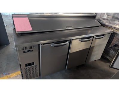 Centaur 3 Door Pizza Refrigerator, Lift Top, On Ca...