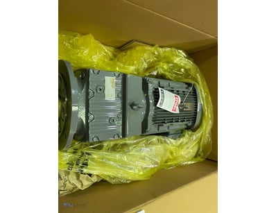 Unused Industrial helical gearmotor assembly compr...
