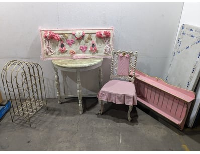 Exquisite vintage shabby chic bedroom collection f...
