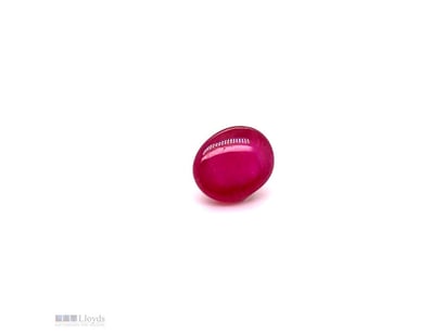 RED RUBY - OVAL CABOCHON SHAPE 12MM X 10MM 8CT    ...