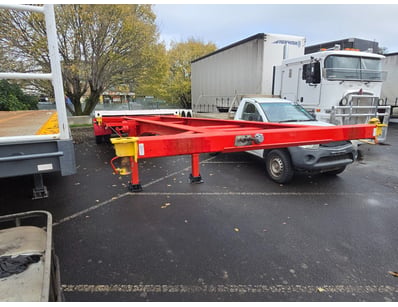 <b>2014 John Hurmez JHM ST1 Flatbed Trailer - Red ...
