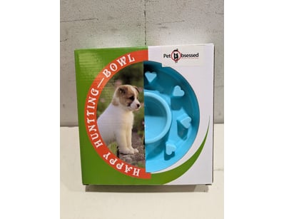 Pet Obsessed brand interactive puzzle bowl for dog...