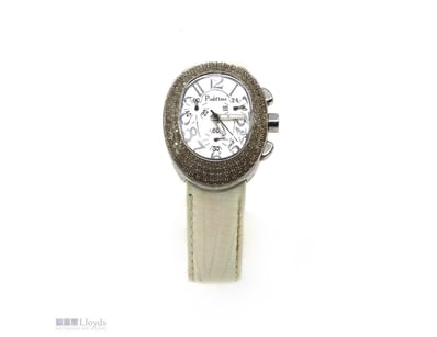 STAINLESS STEEL FASHION "POSH ART"LADIES WATCH.   ...