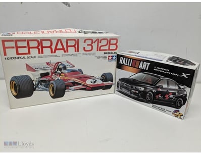 VINTAGE TAMIYA MODEL KIT COLLECTION - FERRARI 312B...