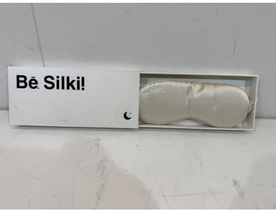 Eye mask, Silk Sleep mask, Be. Silki!, Off white c...