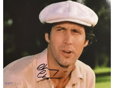 CADDYSHACK'S CHEVY CHASE SIGNED PHOTO

Chevy Chase...