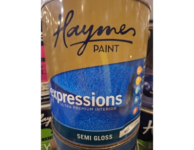 Haymes Premium Interior Expressions Semi Gloss Whi...
