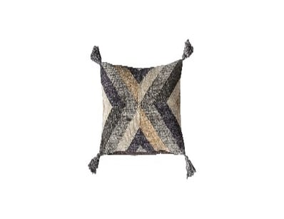 RRP: $660, Mansa Tassel Cushion Grey 400x600mm, 50...