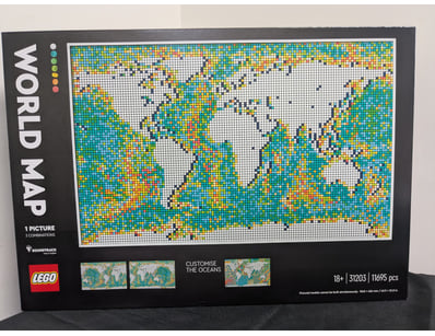 LEGO WORLD MAP MOSAIC ART SET #31203

Item Size:...