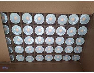 Bulk lot of LED ceiling lights featuring CyanBrigh...