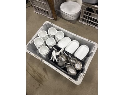 Bulk lot of catering supplies including, Side Dish...
