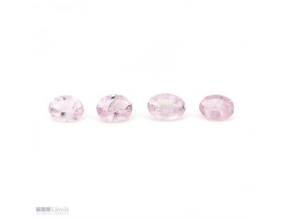 9.21CT TSW X 4, NATURAL BERYL MORGANITES     

Ova...