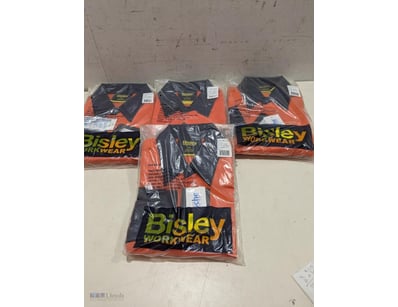 Bisley Workwear Hi-Vis Drill Shirts bundle compris...