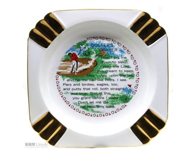 COLLECTIBLE VINTAGE WESTMINISTER FINE CHINA " GOLF...