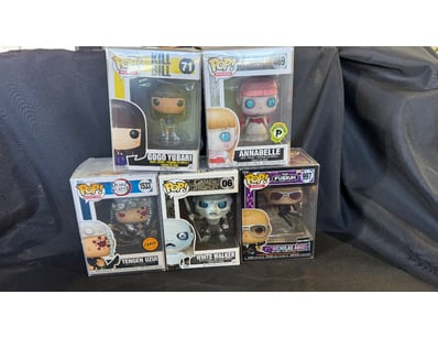 LOT OF 5 FUNKO POP COLLECTIBLE FIGURES - KILL BILL...