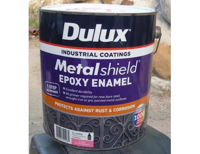 4 ltrs dulux metalshield epoxy enamel
