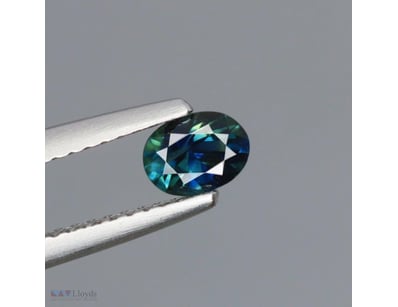 CERTIFIED 0.45CT NATURAL TEAL SAPPHIRE – UNHEATED ...