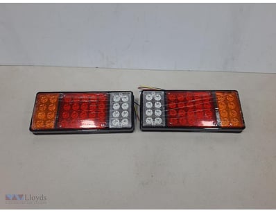 Trailer Light Pair, Approximately 130mm x 300mm Ea...