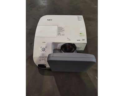 NEC NP-U260W DLP projector, model U260W. White com...