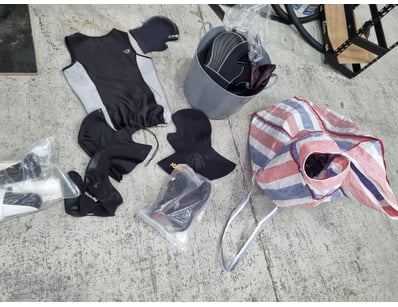 Comprehensive diving and water sports gear collect...
