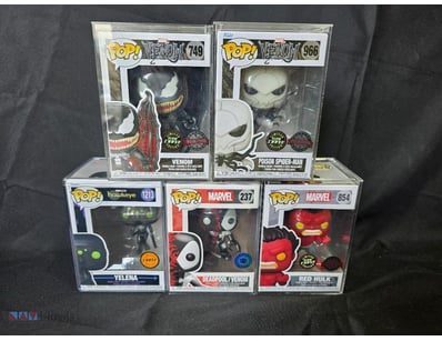 FUNKO POP MARVEL COLLECTION - 5 FIGURES INCLUDING ...