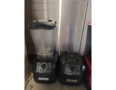 Lot of 2 Hamilton Beach commercial grade blenders,...