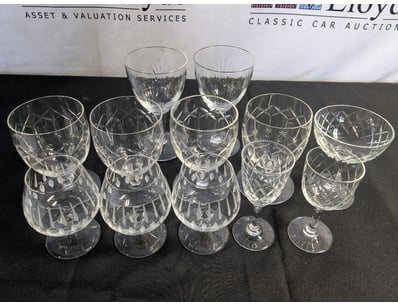 COLLECTION OF GLASSWARES

Includes Wine Glasses,...