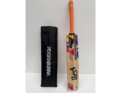 Kookaburra Aura Pro 4.0 Cricket Bat featuring a na...