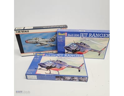 VINTAGE AIRCRAFT MODEL KIT COLLECTION - F-84F THUN...