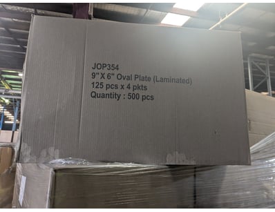 EP97,9" x 6" Oval Plate

Bid per pallet

Note ...