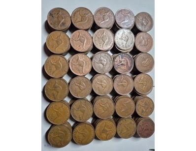 BULK, COLLECTION, AUST PRE DECIMAL, 300 X 1 PENNY ...
