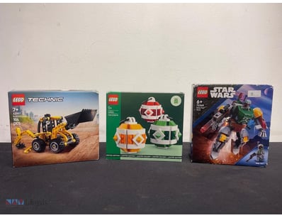 LEGO COLLECTION - TECHNIC BACKHOE LOADER, STAR WAR...