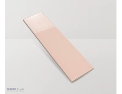 RRP $79.95 per SQM, Subway Pastel Pink Gloss Wall ...