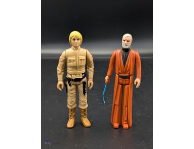 1977 BEN OBI WAN KENOBI AND 1980 LUKE SKYWALKER BE...