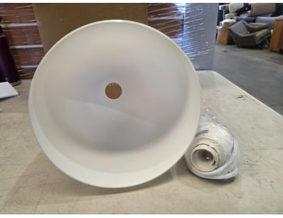 RRP $169.90 MDA LIGHTING holly ceiling light. Whit...