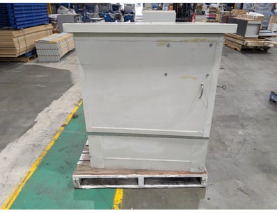 Cabinet with Bench top and storage

