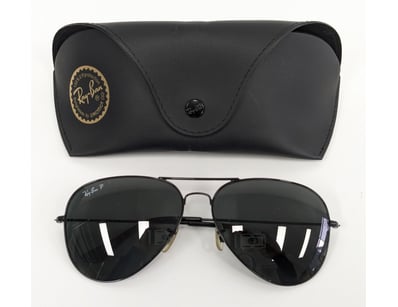 Ray-Ban Aviator sunglasses, Model 3026, featuring ...