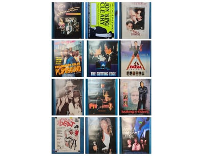 COLLECTION OF MUSIC AND MOVIE POSTERS, INCLUDING W...