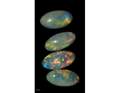 .5 CARATS CALIBRATED LIGHTNING RIDGE CRYSTAL OPAL ...