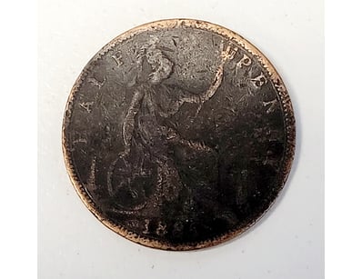 1885 HALF PENNY COIN

488567+46


