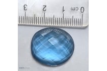 Large Fancy Cut Blue Topaz Gemstone Large