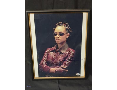 THIS FRAMED PHOTOGRAPH FEATURES JADA PINKETT SMITH...